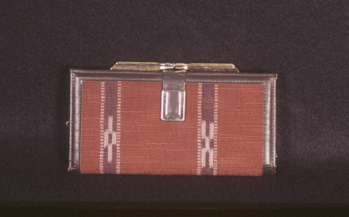 Wallet made from Japanese textile (Bingata)
