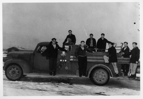 Volunteer firemen at Tule Lake Relocation Center