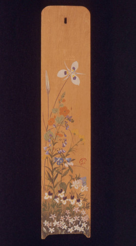 Wall hanging painted by Yasuka Akamatsu