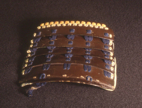 Samurai left armored shoulder guard (kote)