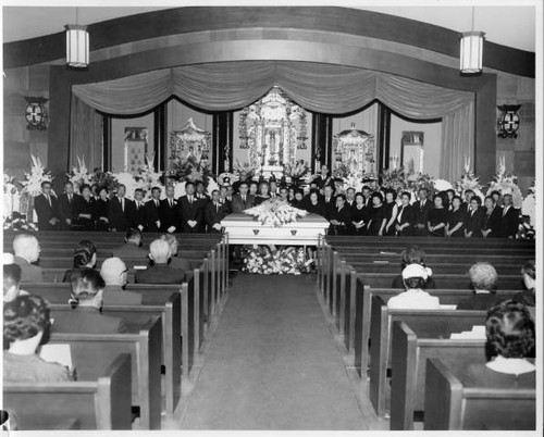 Funeral of Misao Gyotoku Nakano at the Sacramento Buddhist Church