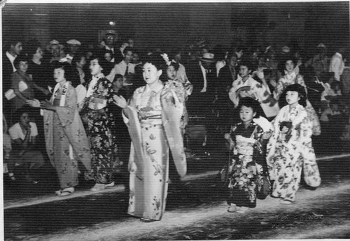 Parade for Obon Festival at the Sacramento Buddhist Church