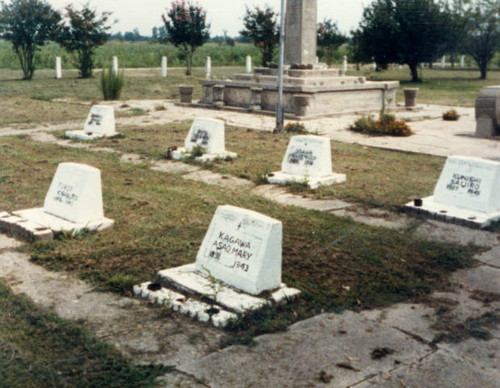 Rohwer memorial cemetery headstones