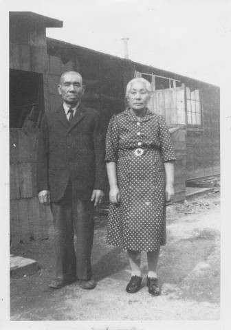 Choji and Mitsuye Kawada at Tule Lake Relocation Center