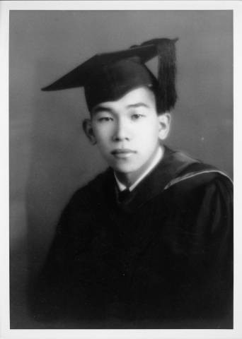 Graduation portrait of Walter Tsukamoto