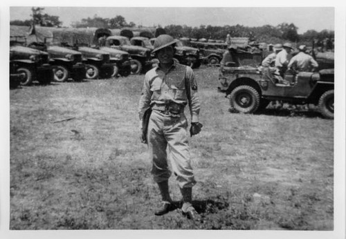 Paul Takehara at Camp Claiborne, Louisiana