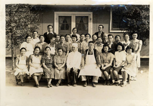 Kitchen staff at Granada Relocation Center