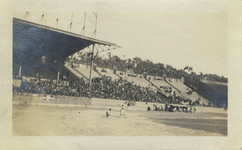 Baseball game at Ewing Field, San Francisco