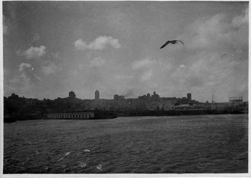 San Francisco bay with city skyline