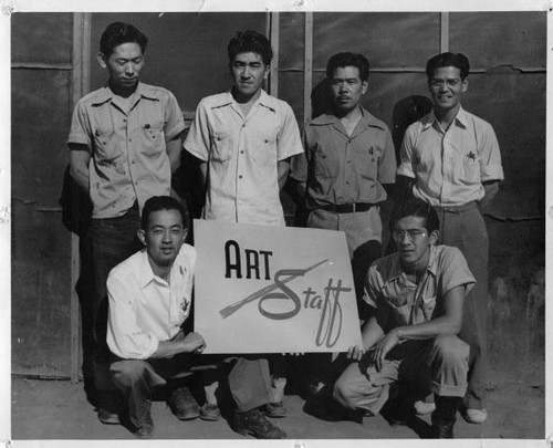 Art staff at Granada Relocation Center