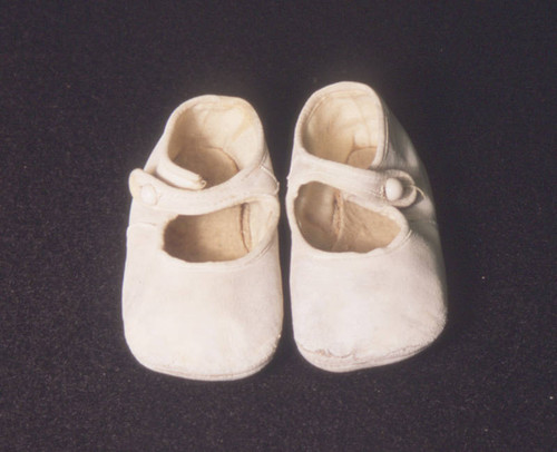 Pair of mary jane style baby shoes