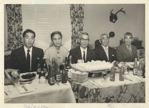 Sadaichi Okimura's birthday party