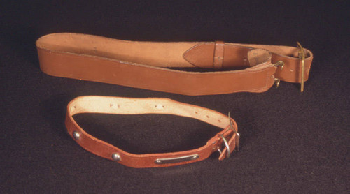 United States World War II military belt with side strap