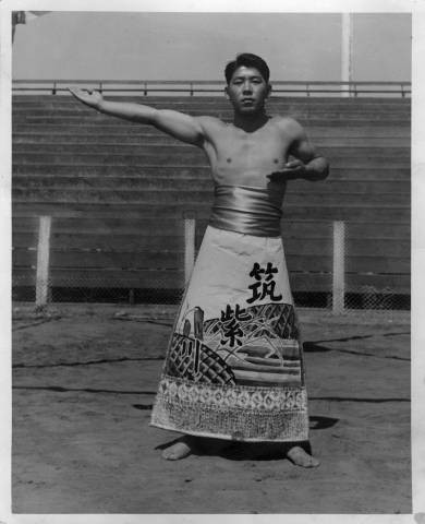 Jack Nakano of the Sumo wrestling troop at Granada Relocation Center