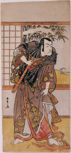 The actor Ichikawa Danjuro V as Kakogawa Honzo in act 9 of The Storehouse of Loyalty