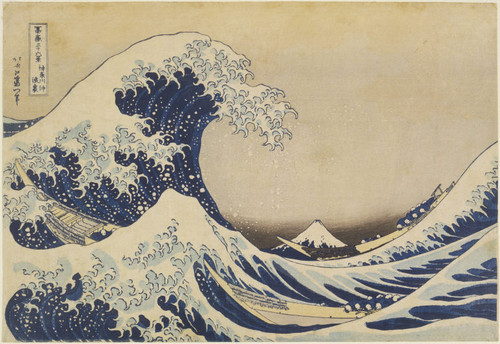 Fuji behind the waves off Kanagawa (The Great Wave), from Thirty-six Views of Mt. Fuji