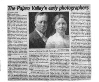 The Pajaro Valley's early photographers