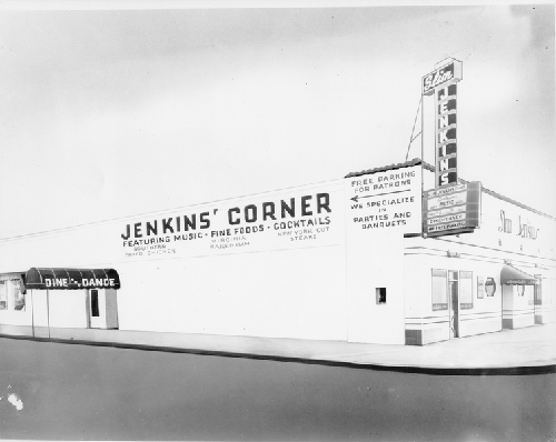 Jenkins' corner building exterior
