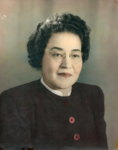 Color portrait of Elsie Love Jenkins Duncan