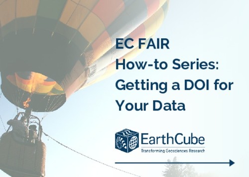 EC FAIR How-to Series: Getting a DOI for Your Data