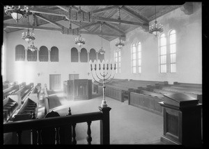 Interiors of church, Southern California, 1932