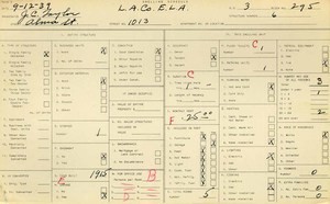 WPA household census for 1013 S ALMA