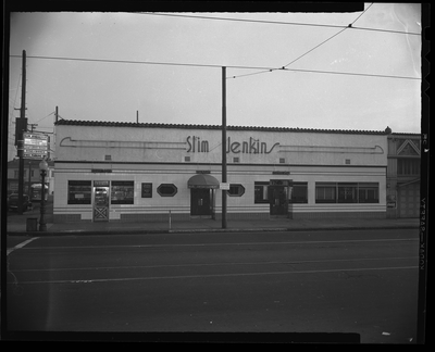 View of Slim Jenkins nightclub from across street