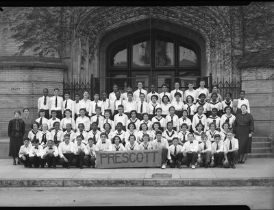 Group photograph of Prescott School