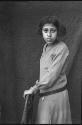 Portrait of young woman