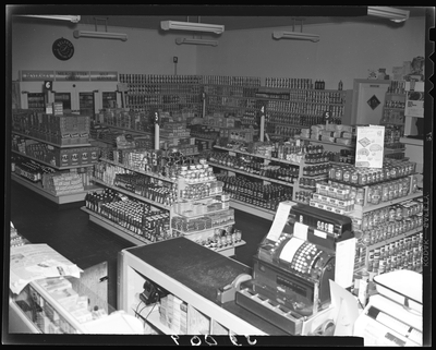 Interior of Slim Jenkins Super-Market