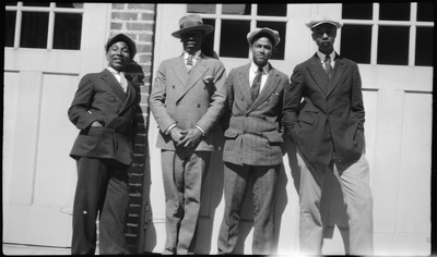 Four men in hats online