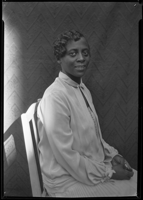 Portrait of young woman