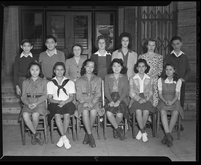 Prescott school class portrait