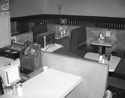 Interior of Slim Jenkins' diner