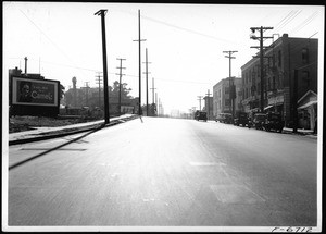 View of Figueroa Street looking toward Temple Street, 1937