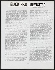 Black Bulletin Layouts, 1968- , Folder 2