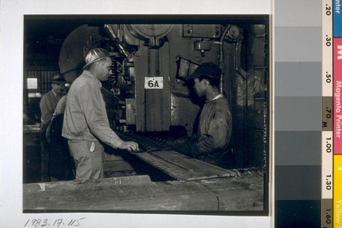 Unidentified workers, no date or yard