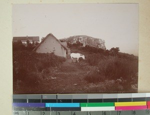 Midongy mission station and surrounding fields, Midongy West, Madagascar, 1901