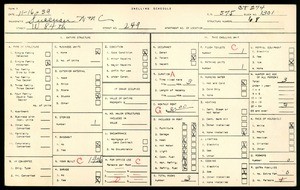 WPA household census for 249 West 84th Street, Los Angeles County
