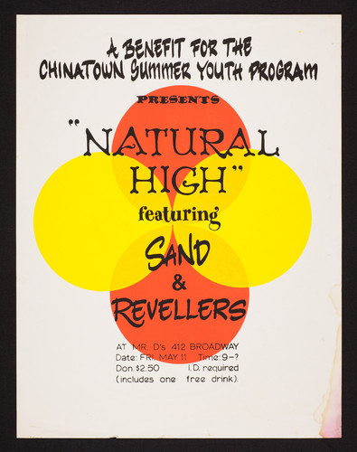 A benefit for the Chinatown summer youth program, natural high