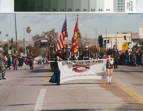 Bakersfield Centennial, beginning of parade