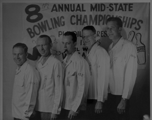 Taft Business men and bowling champions