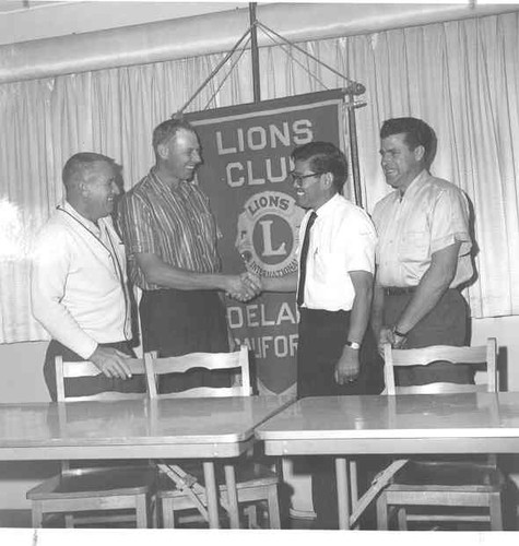 Delano Lions Club, four members