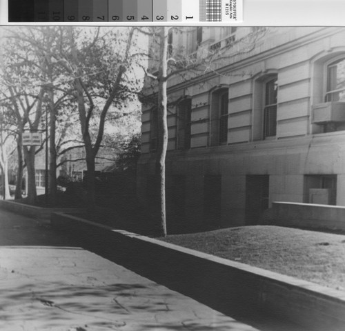 Entrance to Kern County Library, courthouse basement