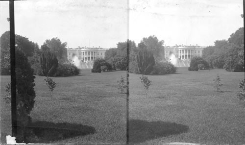 Vista of the President's Private Grounds and the White House from the South