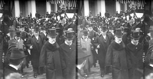 Leaving the Capitol, Washington, D.C. Inauguration of Taft