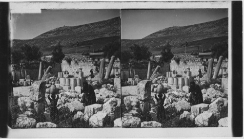 Mt. Gerizim, Where Samaritans Worshipped, S.W. from Entrance to Jacob’s Well