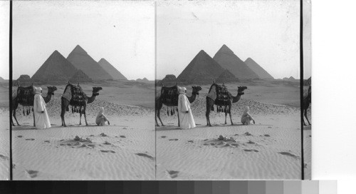 The ragged skyline at the edge of the urban desert, Giza, Egypt