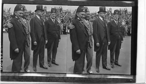 Senator Joseph Robinson and Post Imperial Potentate, Leo V. Youngworth, Shriner's Convention. Canada