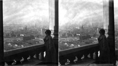 View from Capitol Bldg. over City of Denver, Colo. [Neg Discarded / Brigandi] 9-86 RM